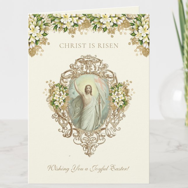 Easter Religious Resurrection Jesus Christian Holiday Card (Creator Uploaded)