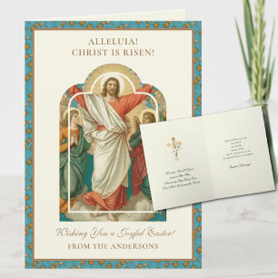Easter Religious Resurrection Jesus Christian Holiday Card