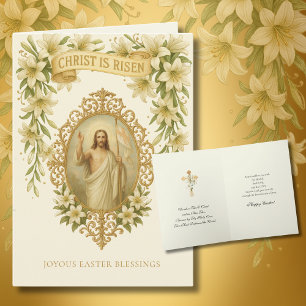 Easter Religious Resurrection Jesus Christian Holiday Card