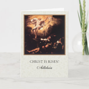 Easter Religious Resurrection Jesus Prayer Holiday Card