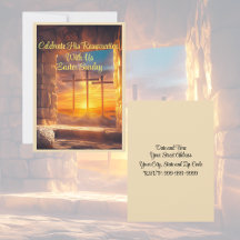 Easter Resurrection Celebration Invitation