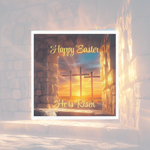 Easter Resurrection Celebration Paper Napkins