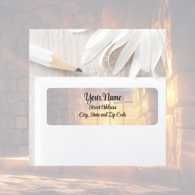 Easter Resurrection Celebration Ret Address Labels (Creator Uploaded)