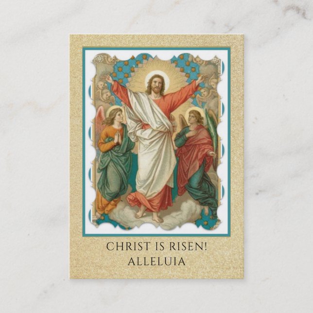Easter Resurrection Holy Cards w/prayer St. John (Front)