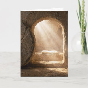 Easter Resurrection Morning Empty Tomb Card