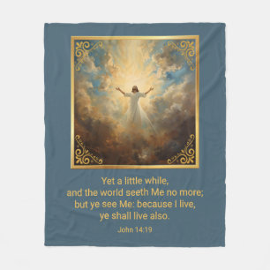 Easter Resurrection Religious Fleece Blanket