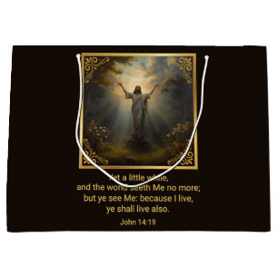 Easter Resurrection Religious Large Gift Bag