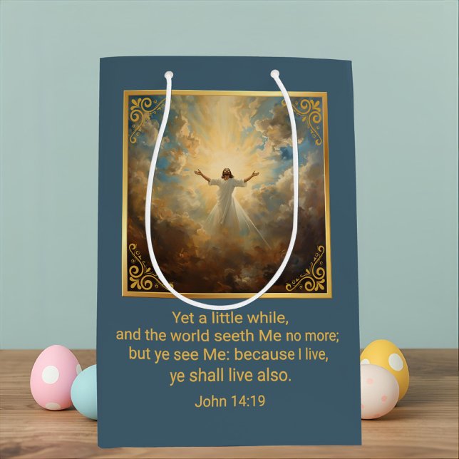 Easter Resurrection Religious  Medium Gift Bag (Creator Uploaded)