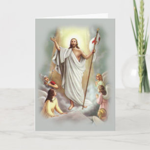 Easter Resurrection Sunday Greeting Holiday Card