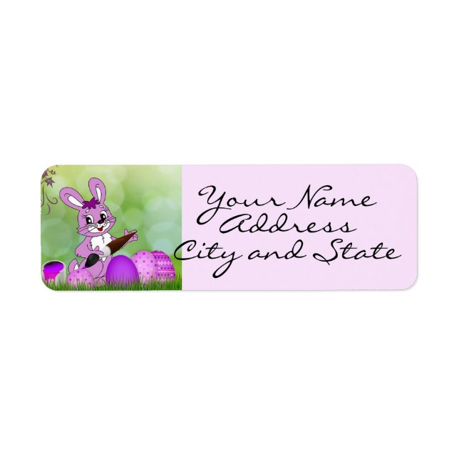 Easter Return Address Label (Front)