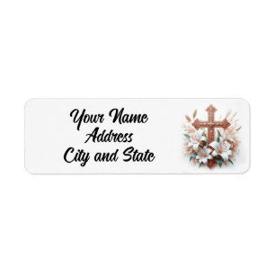 Easter Return Address Label