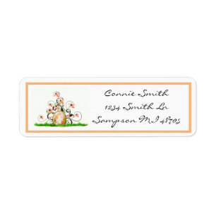Easter Return Address Label