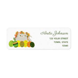 Easter Return Address Label
