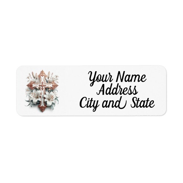 Easter Return Address Label (Front)