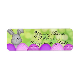 Easter Return Address Label