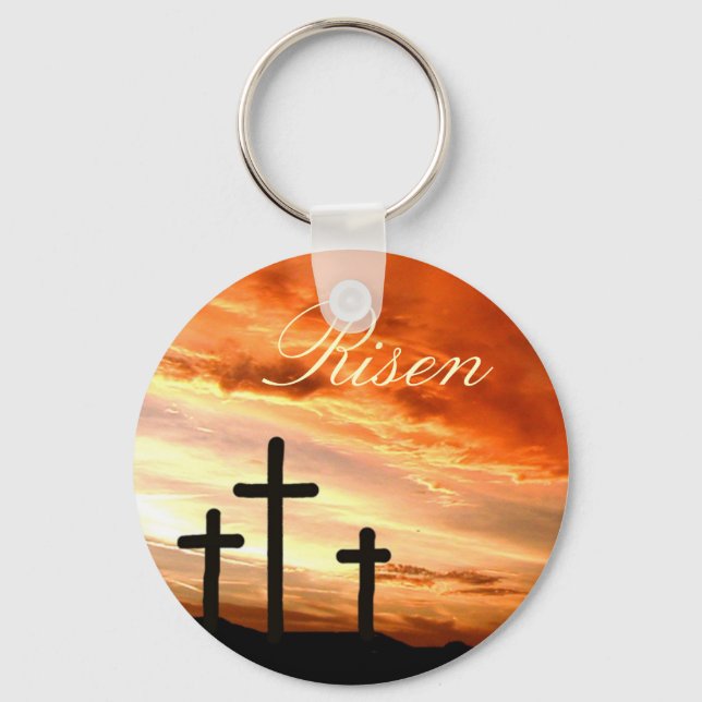 Easter risen key ring (Front)