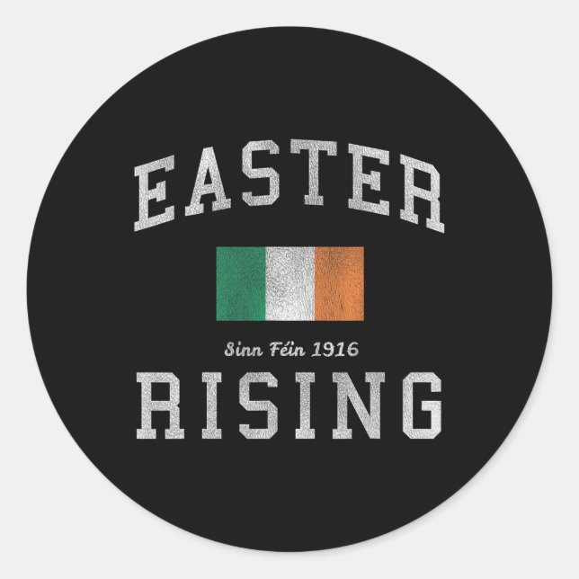 Easter Rising Sinn Fein 1916  Classic Round Sticker (Front)