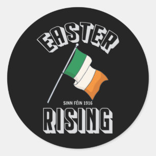 Easter Rising Sinn Fein 1916 Ireland Flag Outfit I Classic Round Sticker