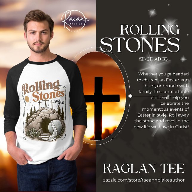 Easter "Rolling Stones since AD 33" T-Shirt (Creator Uploaded)