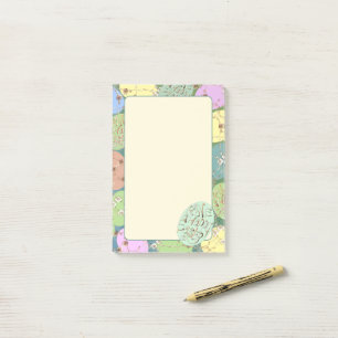 Easter Rose Eggs Stationery Post-it Notes