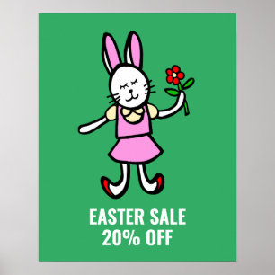 Easter Sale Sign, Customise Your Text Retail Poster