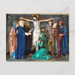 Easter Scene of Crucifiction. Postcard