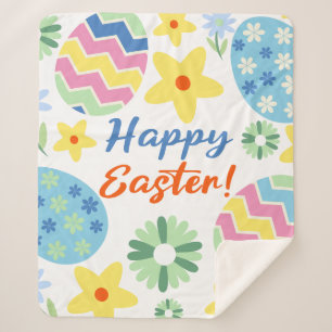 Easter  sherpa blanket