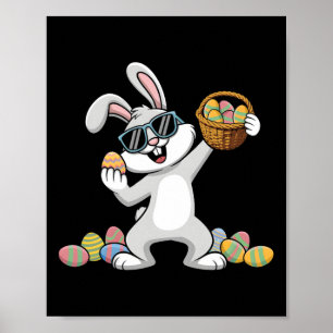 Easter Shirts For Boys Kids Toddler Bunny Rabbit E Poster
