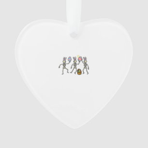 Easter Skeletons Dancing Eggs Funny Bones Men Wome Ornament