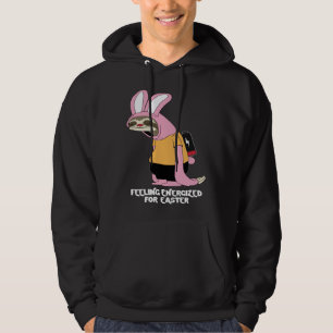 Easter Sloth Bunny Feeling Energized Hoodie