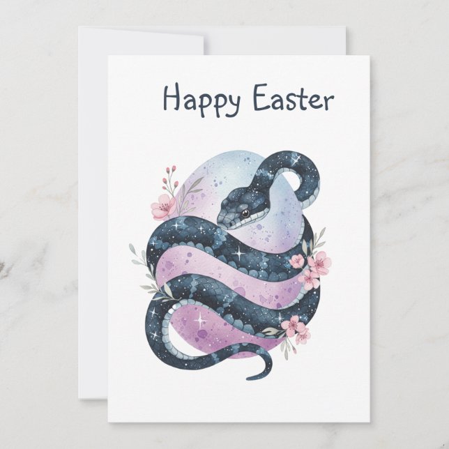Easter Snake Thank You Card (Front)
