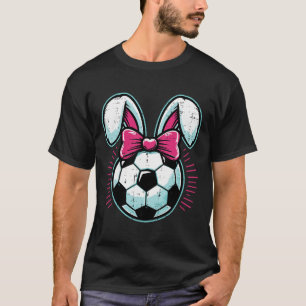 Easter Soccer Ll Easter Day Funny Easter Bunny Soc T-Shirt