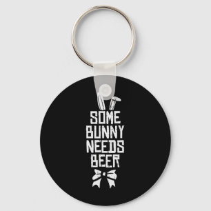 Easter Some Bunny Needs Funny Saying Humour Dad Me Key Ring