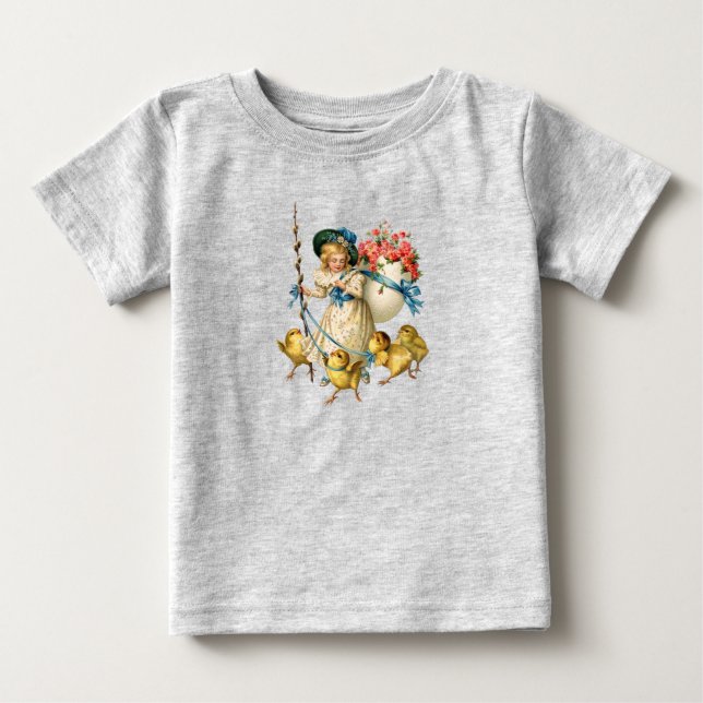 Easter Splendour: Victorian Baby T-Shirt (Front)