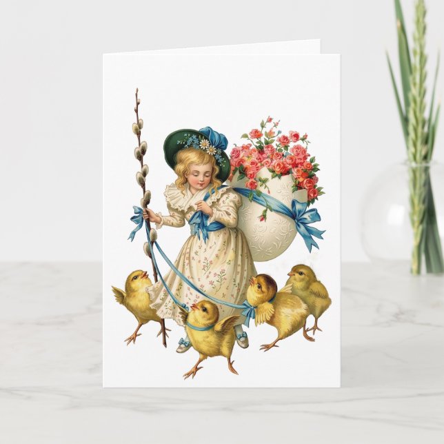 Easter Splendour: Victorian Card (Front)