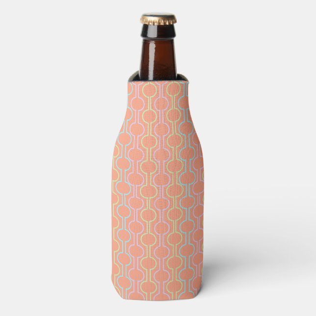 Easter Split Circles Bottle Cooler (Bottle Front)