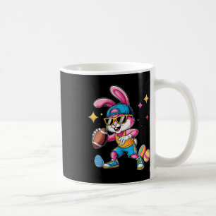 Easter Sport Happy Easter Bunny Playing Footbyll K Coffee Mug