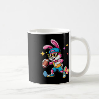 Easter Sport Happy Easter Bunny Playing Footll Kid Coffee Mug