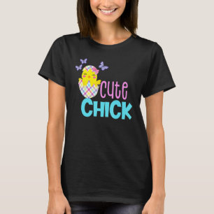 Easter Spring Chickadee Egg Girls Toddler Women T-Shirt