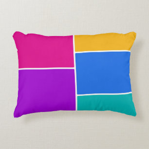 Easter Spring Colours Collage Decorative Cushion