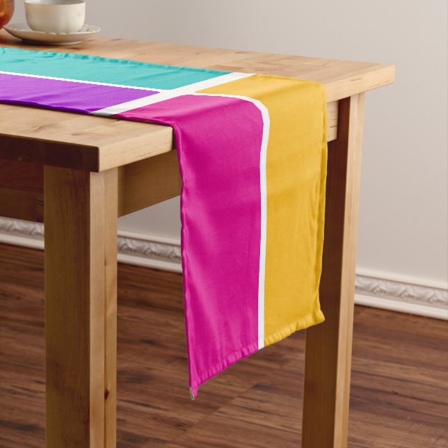 Easter Spring Colours Collage  Short Table Runner (In Situ)