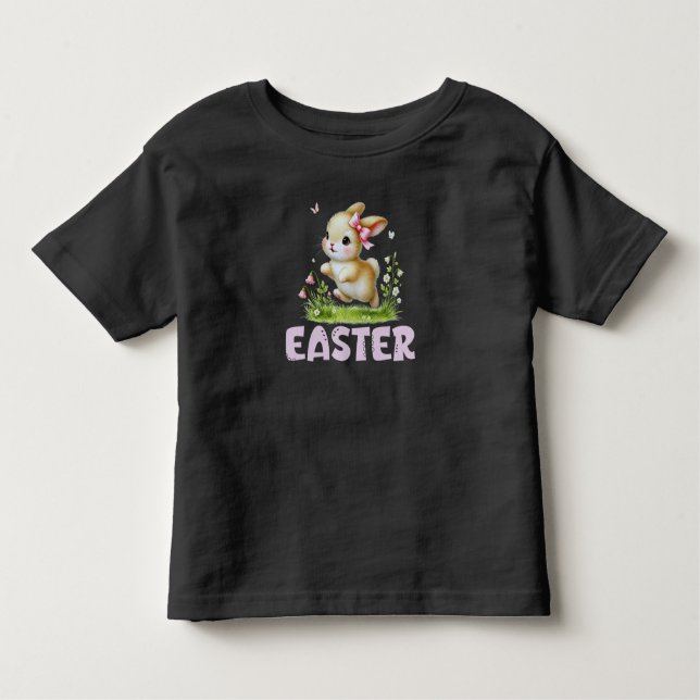 Easter Spring Kids Girl Toddler T-Shirt (Front)