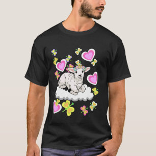 Easter Spring Sheep Sheep Lamb Cloud Children Chil T-Shirt