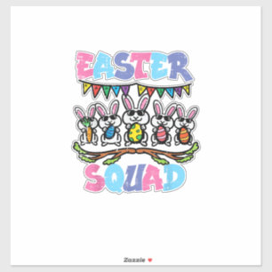 Easter Squad Bunnies Family Matching Men Women Kid