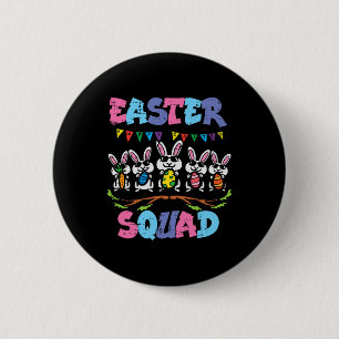 Easter Squad Bunnies Family Matching Men Women Kid 6 Cm Round Badge