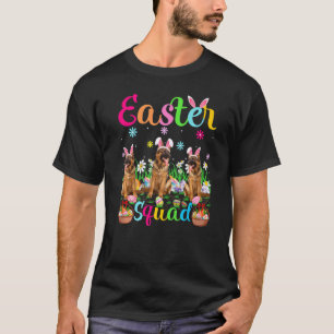 Easter Squad Bunny Ear German Shepherd Dog Happy E T-Shirt