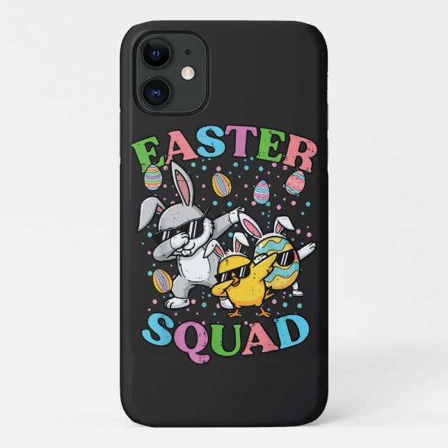Easter Squad Bunny Egg Chick Dab Crew Matching Case-Mate iPhone Case (Back)