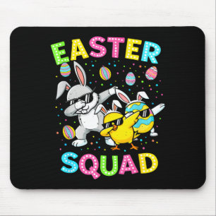 Easter squad bunny egg chick dab crew matching men mouse pad