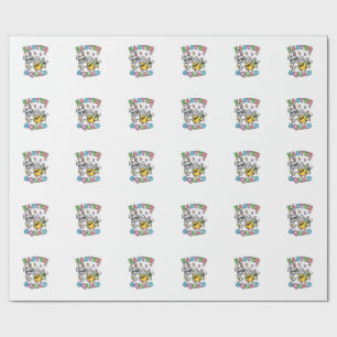 Easter Squad Bunny Egg Chick Dab Crew Matching Men Wrapping Paper