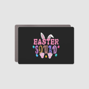 Easter Squad Easter Day Bunny Egg Hunt Group  Car Magnet